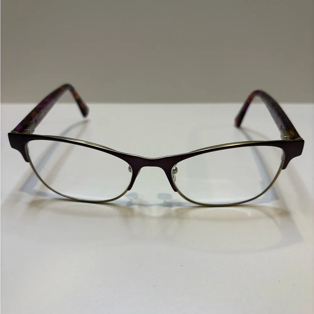 COACH‎ EYEGLASSES 9241 (Satin Prpl Gold/Prpl Confetti) 52•17•135 COACH GLASSES